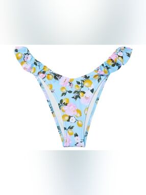 L XL XXL VS Swim Ruffle Brazilian Bikini Bottom Tropical Island Getaway